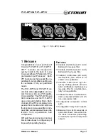 Preview for 3 page of Crown P.I.P.-BP1C Reference Manual