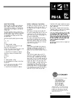 Preview for 2 page of Crown PH-1A Datasheet