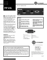 Crown PIP-USL Specifications preview