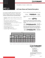 Предварительный просмотр 1 страницы Crown PowerTech PT 1.1 Specifications