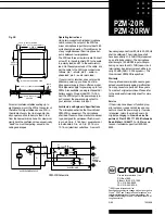 Preview for 2 page of Crown PZM-20R Manual