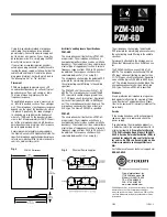 Предварительный просмотр 2 страницы Crown PZM-30D Datasheet