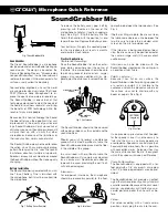 Preview for 1 page of Crown Sound Grabber II Quick Reference