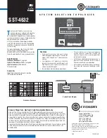 Crown SST-4632 Datasheet preview