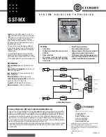 Preview for 1 page of Crown SST-MX Specification Sheet