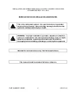 Preview for 2 page of Crown SX-3 Installation And Operation Manual