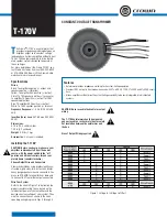 Crown T-170V Installation Manual preview