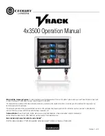 Crown Vrack 4x3500 Operation Manual предпросмотр