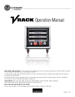 Crown VRACK Operation Manual предпросмотр