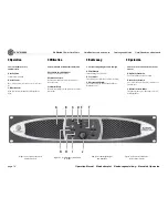 Предварительный просмотр 18 страницы Crown XS1200 Operation Manual