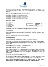 Croydex Carra WC450622 Manual preview