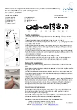 Preview for 1 page of Croydex Eldon WL533622H Fixing And Care Instructions