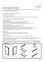 Preview for 1 page of Croydex Norton WS010322 Installation Instructions Manual