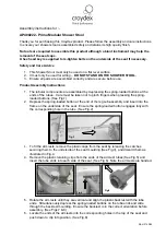 Предварительный просмотр 1 страницы Croydex Prima AP400222 Assembly Instructions