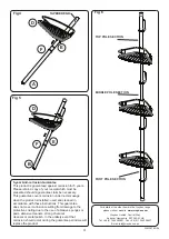 Предварительный просмотр 4 страницы Croydex Triple Corner Basket Set Manual