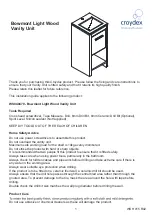 Предварительный просмотр 1 страницы Croydex WS040478 Manual