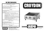 Preview for 1 page of croydon CCP3 Series Instruction Manual