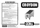 croydon CCR1 Instruction Manual предпросмотр