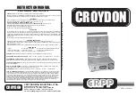 Preview for 1 page of croydon CRPP Series Instruction Manual