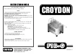 croydon F1B-G Instruction Manual preview