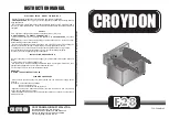 croydon F28-20HM01 A2 Instruction Manual preview