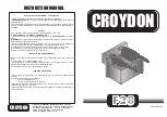 croydon F28 Instruction Manual preview