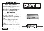 croydon GR2E Quick Start Manual предпросмотр