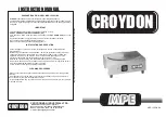 croydon MPE-100001 B8 Quick Start Manual предпросмотр