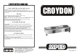 Предварительный просмотр 1 страницы croydon MPED-100001-B5 Instruction Manual