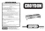 croydon MPED-100001 B9 Instruction Manual preview