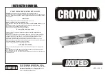 Preview for 1 page of croydon MPED Instruction Manual