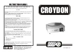 croydon MPGD-GNP001-A0 Quick Start Manual предпросмотр