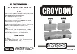 croydon SADXG Instruction Manual предпросмотр