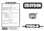 croydon TFGC-G00001 A5 Instruction Manual preview