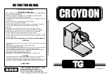 Preview for 1 page of croydon TG Instruction Manual