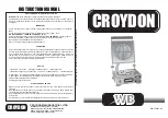 croydon WB-100001-A9 Instruction Manual предпросмотр