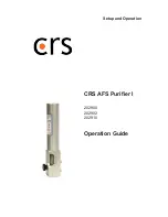 Предварительный просмотр 1 страницы CRS 202900 Operation Manual