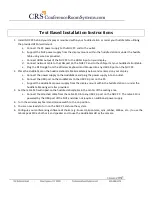 Preview for 3 page of CRS HUDDLE Installation Instruction & Diagrams