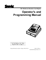 CRS SAM4s ER-180U Series Operator'S And Programming Manual preview