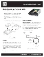 CRU Dataport DE200 SCSI Install Manual preview