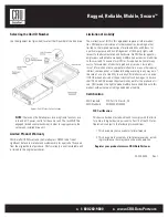 Предварительный просмотр 2 страницы CRU Dataport DE200 SCSI Install Manual