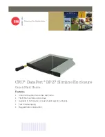 Предварительный просмотр 1 страницы CRU DataPort DP27 Quick Start Manual