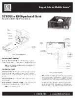 CRU DE100 Ultra 160 Install Manual preview