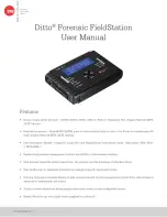 Preview for 1 page of CRU Ditto Foensic FieldStation User Manual