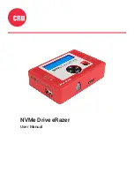 CRU NVMe Drive eRazer User Manual предпросмотр