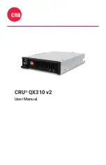 CRU QX310 v2 User Manual preview
