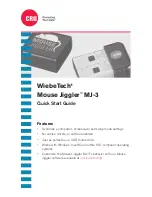 Preview for 1 page of CRU WiebeTech Mouse Jiggler MJ-3 Quick Start Manual