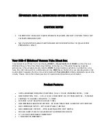 Preview for 2 page of Crucial Audio DUB-5 Operating Instructions