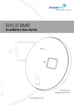 CrucialTrak Bacs Duo Installation & User Manual предпросмотр