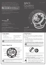 Предварительный просмотр 1 страницы CrucialTrak BACS Quattro BQ-A001 Quick User Manual